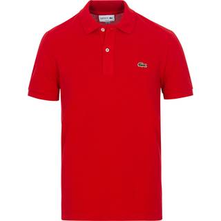 LACOSTE Herren Polo-Shirt rot Slim Fit