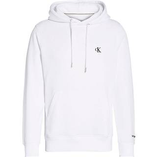 Calvin Klein Jeans Logo Hoodie White