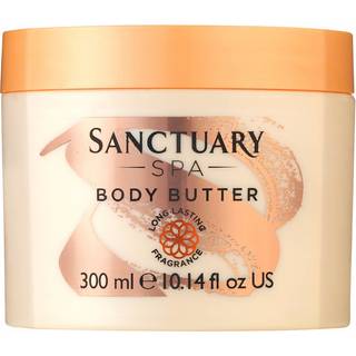 Sanctuary Spa Body Butter 300 ml – Forkælende sheasmør og kakaobutter med søde mandelolie og macadamiaolie til næring
