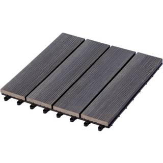 Plus terrasseflise 30x22x30mm komposit skifergrå