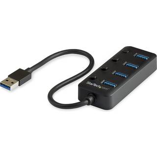 StarTech.com USB 3.0 Hub 4-port USB hub - USB 3.0 - 4 ports - Sort