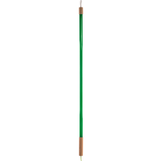 Seletti - Linea Neon Lamp - Blå - Standerlamper - Alessandro Zambelli,Selab - Træ farvet,Blå