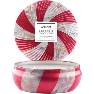 Voluspa 3-wick Tin Candle Crushed Candy Cane (340 g)