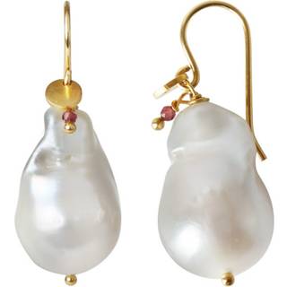 Baroque Pearl Forgyldt Sølv Ørering fra Stine A med Ferskvandsperle