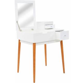 sminkebord med spejl MDF 60 x 50 x 86 cm