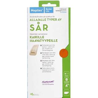 Mepilex Border Lite, 5 x 12,5 cm. - 3 stk.