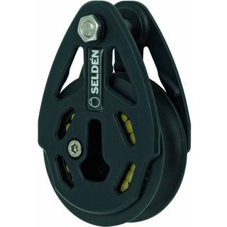Enkeltblok Seldén RBB 60, roterende, rulleleje, passer liner Ø8 - 12 mm