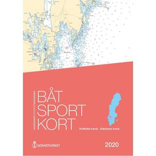 Bådsportkort Sjöfartsverket Dalslands kanal / Trollhätte kanal (Udgave 2020)