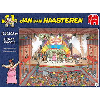 Jan van Haasteren - Eurosong Contest - 1000 brikker