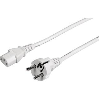 Hama Nätkabel 3-pol Vit 5m