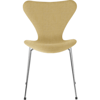 Fritz Hansen - Series 7 stol 3107 helpolstret læder stålstel brun bronze essential walnut - Spisebordsstole - Arne Jacobsen - Brun - Læder/Metal/Træ