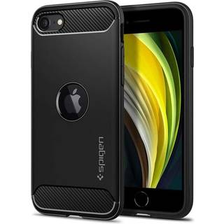Spigen Rugged Armor - black - iPhone SE (2022/2020)