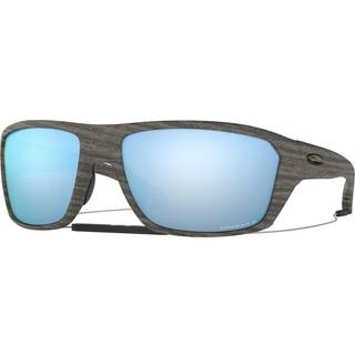 Oakley Split Shot Solbriller - Prizm Deep Water Polarized Lenses - Woodgrain Frame