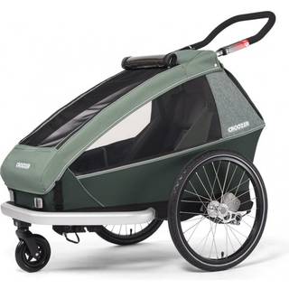 Croozer Kid Vaaya 1 Graphite Blue - Børnecykeltrailer med Sikkerhedssystem