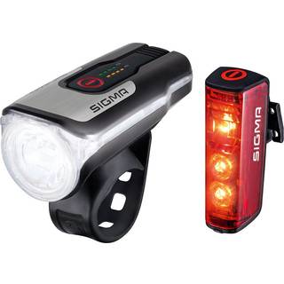 Sigma Sport - Aura 80 USB K-Set Blaze RL - Pæresæt til cykel black/grey