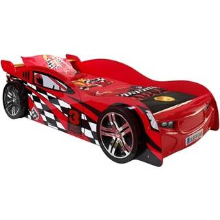Børneseng bil 90 x 200 cm – rød Night Speeder