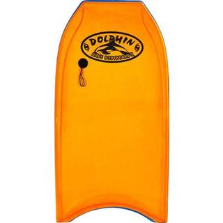 Dolphin Wave 95 Bodyboard Inkl. Leash - Gold yellow/Royal Blue