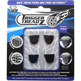 iMP TECH Trigger Treadz Trigger Grips Pack for PS4 - Black - Miscellaneous Tilbehør til spillekonsol - Sony PlayStation 4