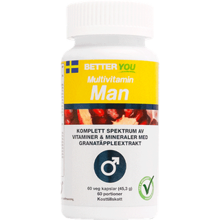 Better You Multivitamin Mand, 60 kapsler
