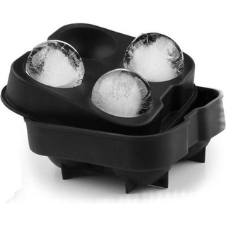 Diamant Isform i silikone, 4 isterninger - Sort