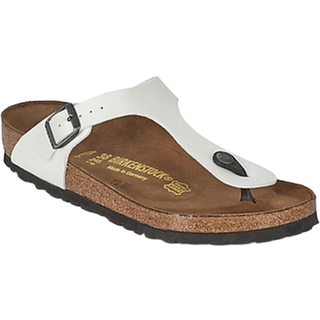 Birkenstock Birkenstock White Gizeh Birko Flor Sandals
