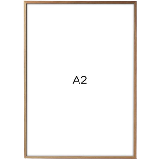 A2 ramme i træ - Egetræ