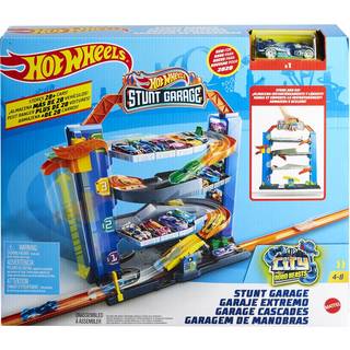 Hot Wheels City Stunt Garage - 4 etager og elevator