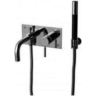 Tapwell BOX026 Brusearmatur og karbatteri til indbygning - inkl. indbygnings-BOX 2.0 small - black chrome