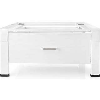 Nedis - Stativ til vaskemaskine og tørretumbler | Skuffe | 150 kg | Hvid - WAST130WT