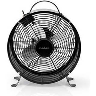 Nedis Bordventilator | Strømforsyning | Diameter: 250 mm | 20 W | 2-Hastighed | Sort
