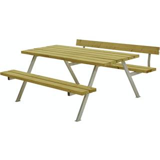 Plus Alpha Bord/Bænkesæt m/1 ryglæn 177 cm - Trykimprægneret