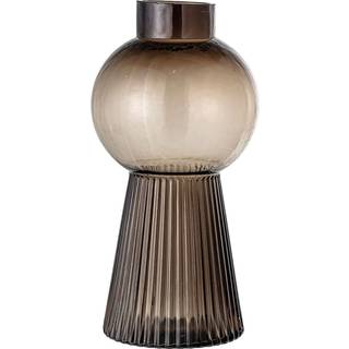 Bloomingville - Nabaha Vase - Brun - Glas