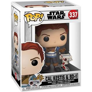 Funko Pop! Vinyl SW Jedi Fallen Order Cal Kestis og DB1 figur - På lager i butik