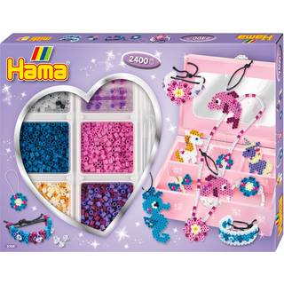 Hama Midi Bead Set Jewelry Making Purple 2400 pcs