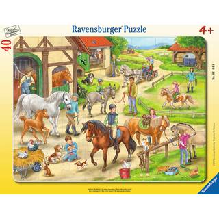 Ravensburger Puslespil A Day At The Ranch 40 Brikker