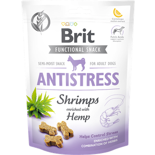 Brit Care Dog Functional Snack Antistress, rejer og hamp - 150 g