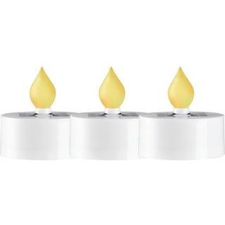 Star Trading - Solar Cell Lighting - Solar Cell Lights 3 -P Saul - White - 5,5 cm
