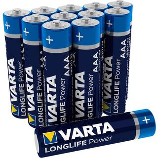 Varta Longlife Power AA-batterier (12-pak) - På lager i butik