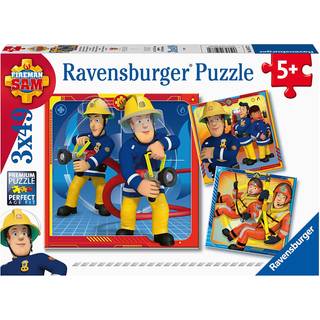 Ravensburger Puslespil Brandmand Sam Til Undsætning! 3x49 Brikker