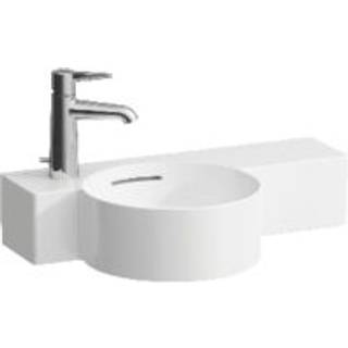 LAUFEN Val pladsbesparende håndvask med hanehul, 55 x 31,5 cm, hvid