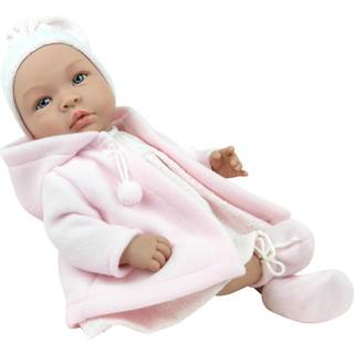Babydukke Asi Leonora rosa kjole Fine detaljer & øjne