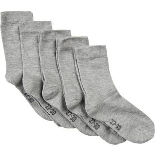 Minymo Børne Strømper - Light Grey Melange - 15/18