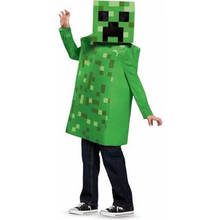 Minecraft Creeper kostume - 4-6 & 7-8 år 110cm - 4-6 år