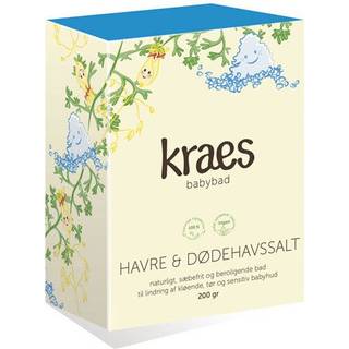 KRAES bad m. havre & dødehavssalt 200 g (alternativ til sæbe der udtørrer) - Cremer fra Astma Allergi Shoppen
