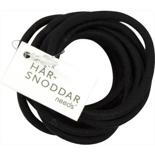 Needs Hårelastikker Sort - 9 stk