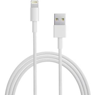 Duracell USB-A 2.0 til Lightning lade- og datakabel, hvid 2m