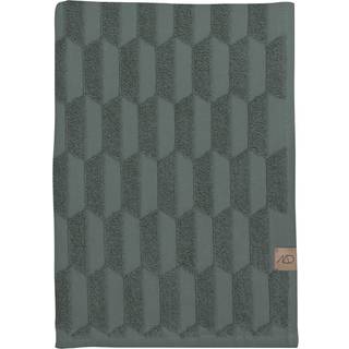 Mette Ditmer Geo håndklæde 50x95 cm Pine green