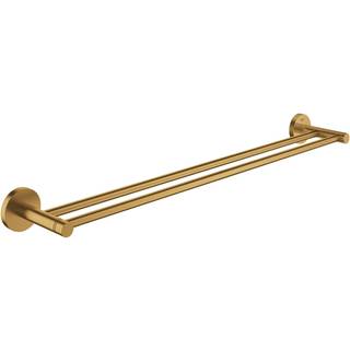 GROHE Essentials dobbelt håndklædestang, 60 cm, børstet cool sunrise messing
