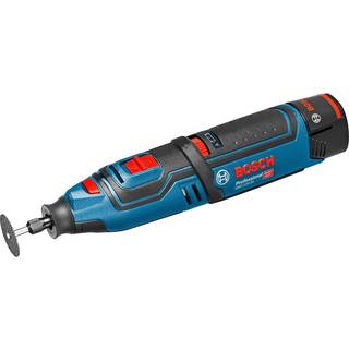 BOSCH GRO 12V-35 Batteridrevet rotationsværktøj inkl. 2 stk. Li-Ion 2Ah Batterier + L-Boxx