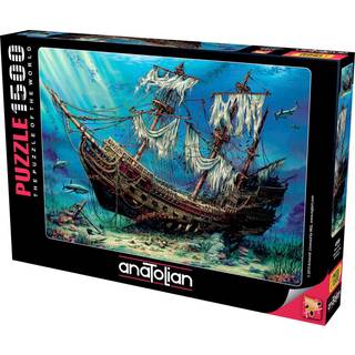 Anatolian Puzzle - Shipwreck Sea 1500 Piece Jigsaw Puzzle #4558 (ANA4558) Multicolor
